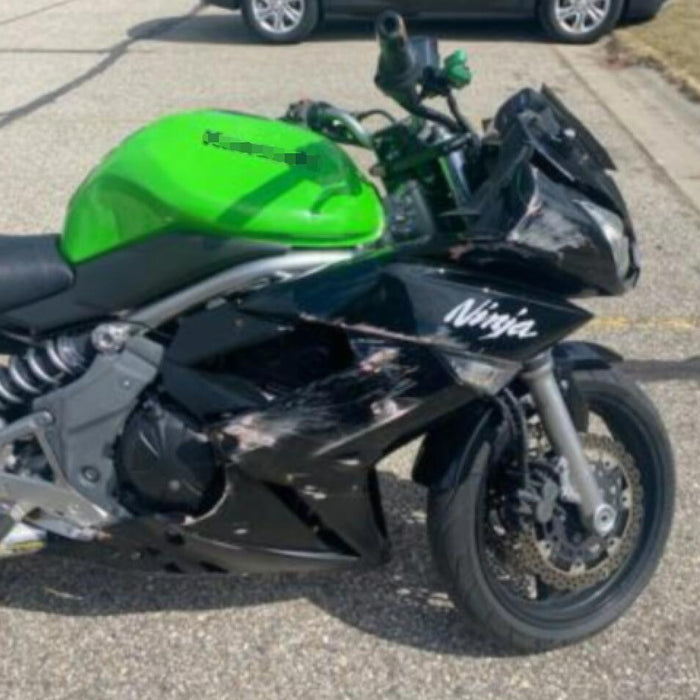 Both side fairings and right side under cowl fit for EX650R 2009-2011 black