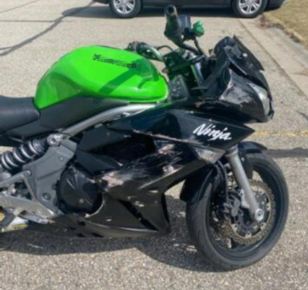 Both side fairings and right side under cowl fit for EX650R 2009-2011 black