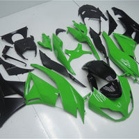 NT Aftermarket Injection ABS Plastic Fairing Fit for ZX6R 636 2009-2012 Green Black N004