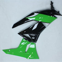 US STOCK NT Aftermarket Injection ABS Plastic Fairing Fit for ZX6R 636 2009-2012 Black Green N013 Available in CA