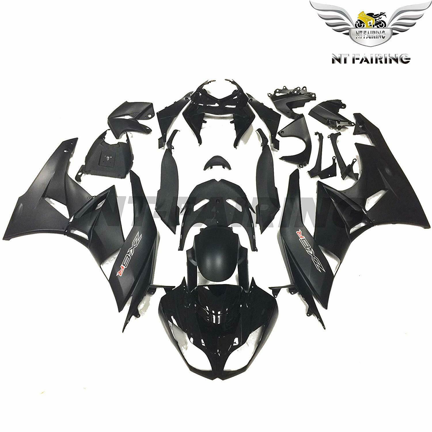 NT Fairing Fit for Kawasaki 2009-2012 ZX-6R N040- Matte Black | ABS Injection