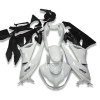 NT Aftermarket Injection ABS Plastic Fairing Fit for ZX6R 636 2009-2012 White Black N046