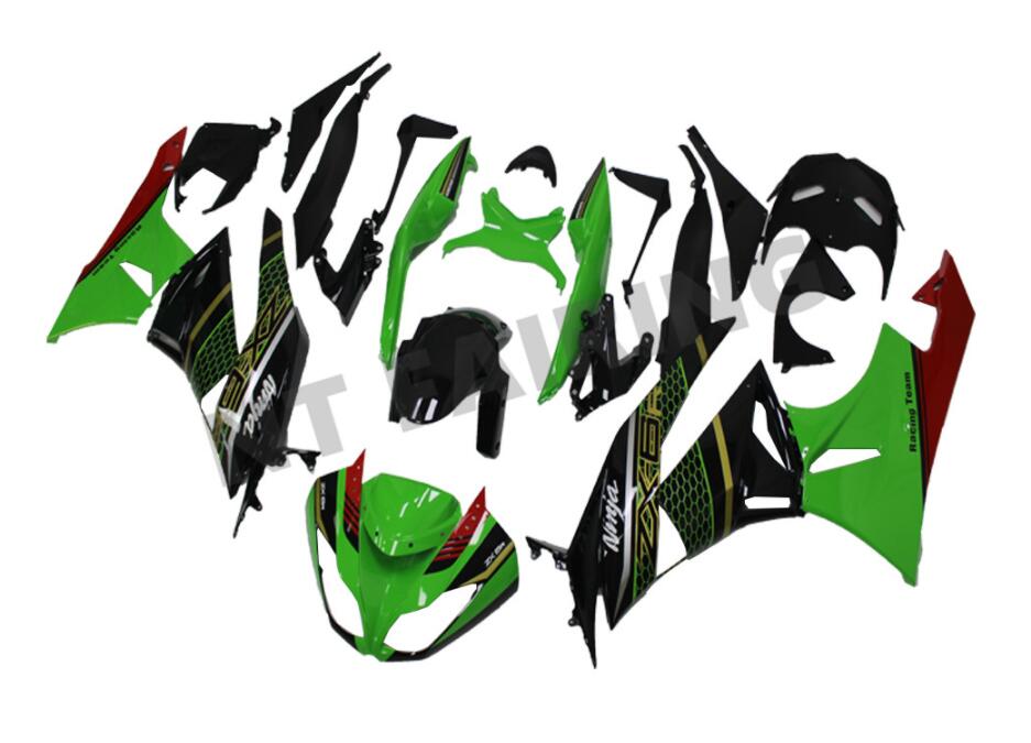 NT Fairing Fit for Kawasaki 2009-2012 ZX-6R N057- Green Black | ABS Injection