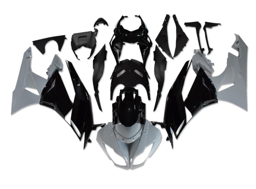 NT Fairing Fit for Kawasaki 2009-2012 ZX-6R N060- Gray Black | ABS Injection