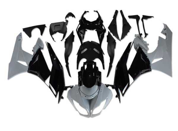 NT Aftermarket Injection ABS Plastic Fairing Fit for ZX6R 636 2009-2012 Gray Black N060