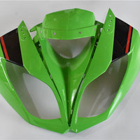 US STOCK Injection Fairing Fit for  2009-2012 ZX6R Green Black White New Color Scheme N062 Available in CA