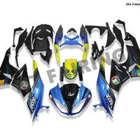 NT Aftermarket Injection ABS Plastic Fairing Fit for ZX6R 636 2009-2012 Blue Shark N056