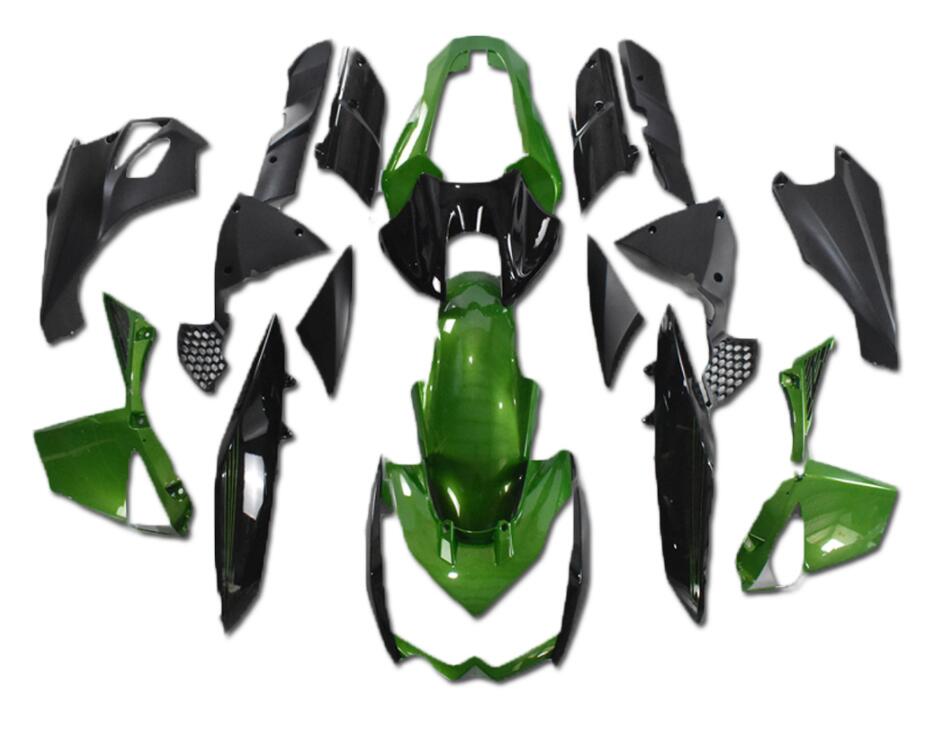 NT Fairing Fit for Kawasaki 2010-2013 Z1000 N001- Green Black | ABS Injection