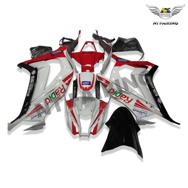 NT Aftermarket Injection ABS Plastic Fairing Fit for ZX10R 2011-2015 White Red Black N024
