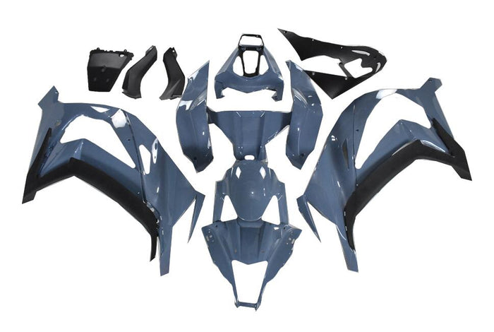 US STOCK NT Aftermarket Injection ABS Plastic Fairing Fit for ZX10R 2011-2015 Gray Black N042 Available in CA