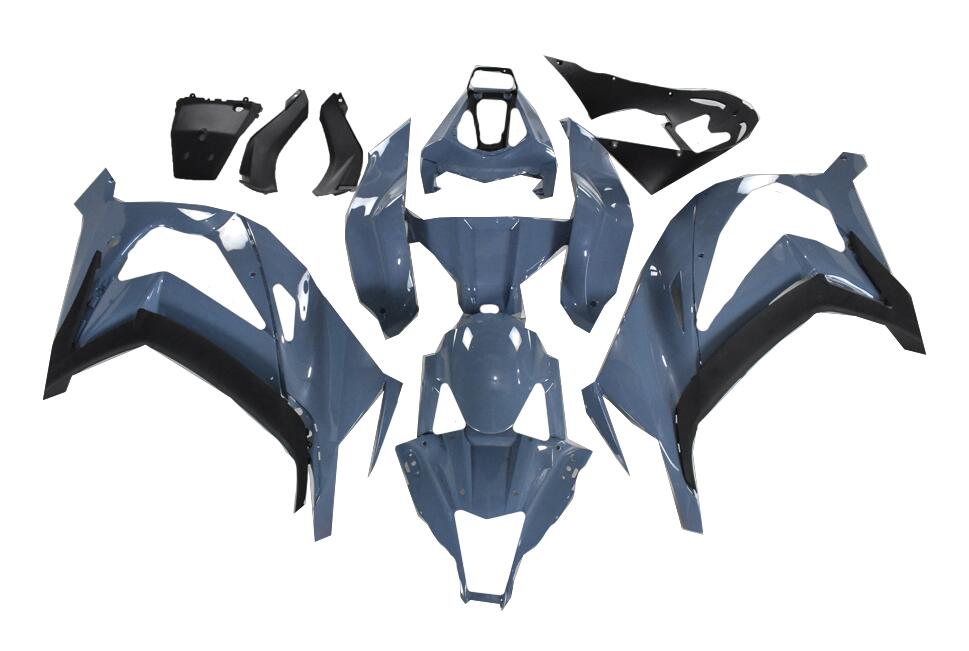 NT Fairing Fit for Kawasaki 2011-2015 ZX-10R N042- Gray Black | ABS Injection, US Stock