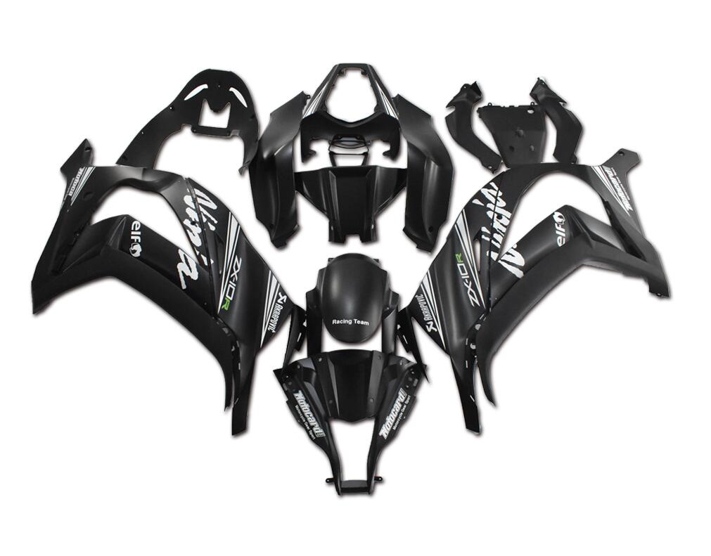 NT Fairing Fit for Kawasaki 2011-2015 ZX-10R N045- Matte Black | ABS Injection