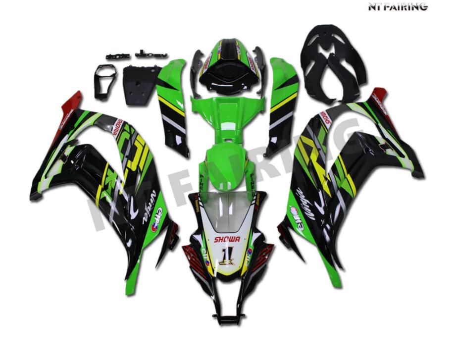 NT Fairing Fit for Kawasaki 2011-2015 ZX-10R N036- Green Black | ABS Injection