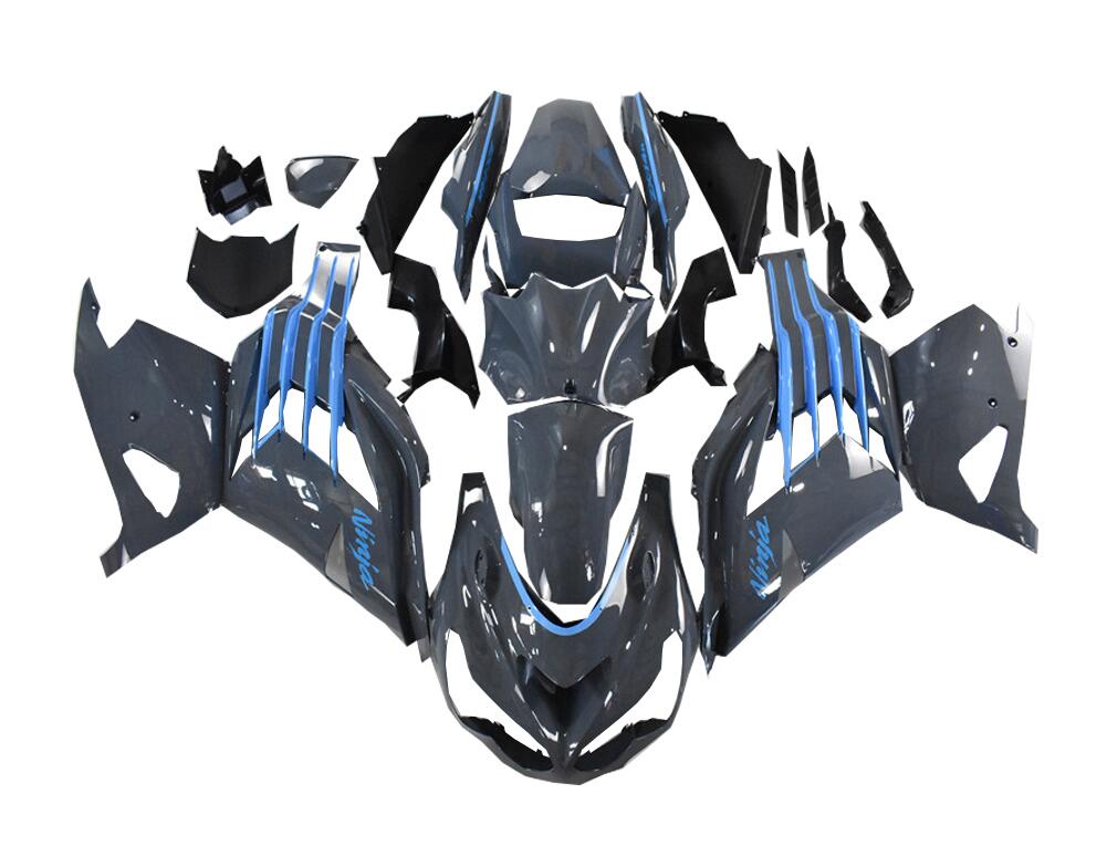 NT Fairing Fit for Kawasaki 2012-2026 ZX-14R N023- Gray Blue | ABS Injection