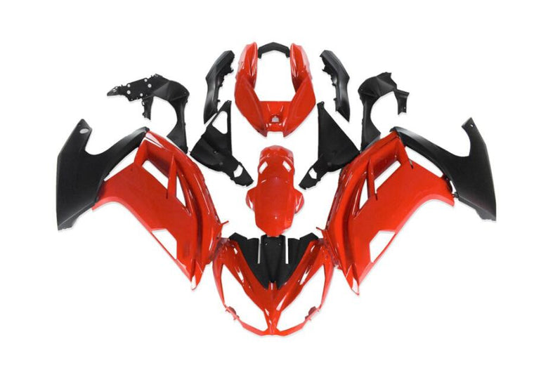 US STOCK NT Injection ABS Fairing Fit for Ninja 2012-2016 650R ER6F Red Black N008 Available in CA