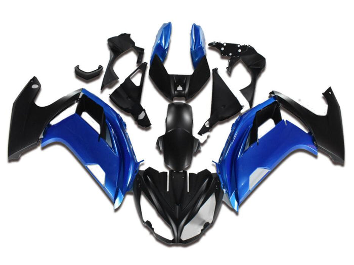 NT Injection ABS Fairing Fit for  Ninja 2012-2016 650R ER6F Blue Black N013