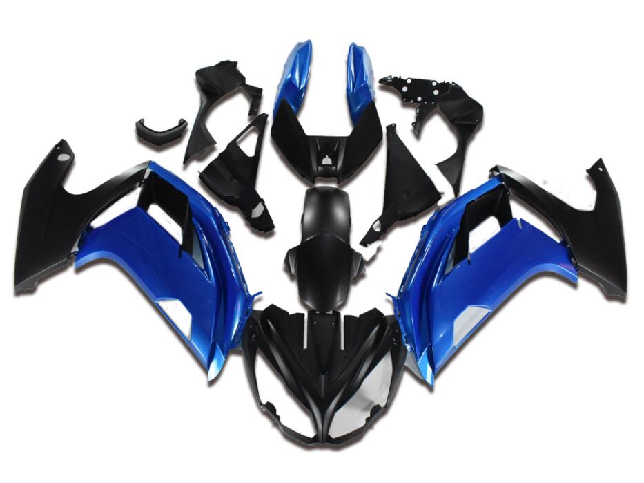 NT Fairing Fit for Kawasaki 2012-2016 EX650R N013- Er 6f Blue Black | ABS Injection