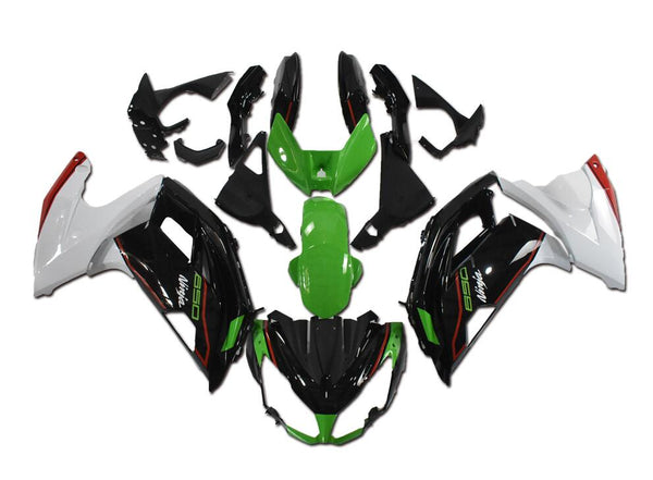 NT Injection Aftermarket ABS Plastic Fairing Fit for EX650R 2012-2016 Green White Black N016