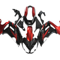 NT Injection Aftermarket ABS Plastic Fairing Fit for EX650R 2012-2016 Red Black N017