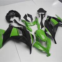 NT Aftermarket Injection ABS Plastic Fairing Fit for EX300 2013-2017 Green Black N001