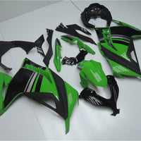 NT Aftermarket Injection ABS Plastic Fairing Fit for EX300 2013-2017 Black Green N004