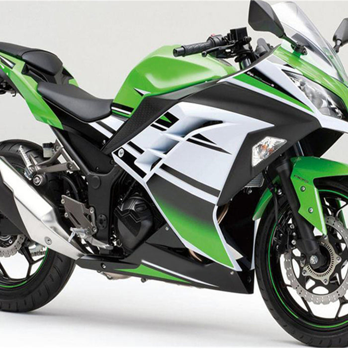 NT Aftermarket Injection ABS Plastic Fairing Fit for EX300 2013-2017 Green White Black N006