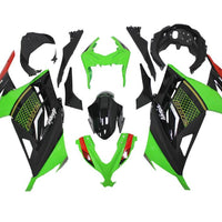 NT Aftermarket Injection ABS Plastic Fairing Fit for EX300 2013-2017 Green Black N024