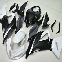 NT Aftermarket Injection ABS Plastic Fairing Fit for ZX6R 636 2013-2018 White Black N002