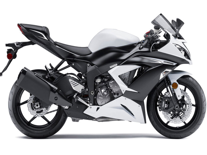 NT Aftermarket Injection ABS Plastic Fairing Fit for ZX6R 636 2013-2018 White Black N002