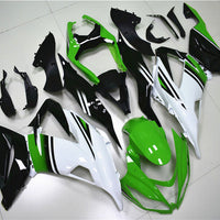 NT Aftermarket Injection ABS Plastic Fairing Fit for ZX6R 636 2013-2018 Green White Black N005