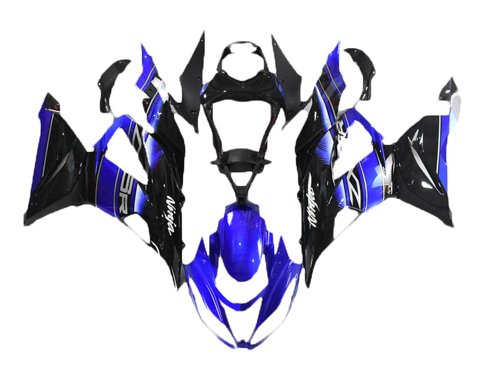 NT Fairing Fit for Kawasaki 2013-2018 ZX-6R N006- Blue Black White Red | ABS Injection
