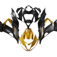 NT Aftermarket Injection ABS Plastic Fairing Fit for ZX6R 636 2013-2018 Gold Black N015