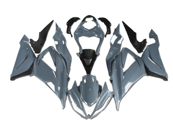 US STOCK NT Aftermarket Injection ABS Plastic Fairing Fit for ZX6R 636 2013-2018 Nardo Gray Available in CA