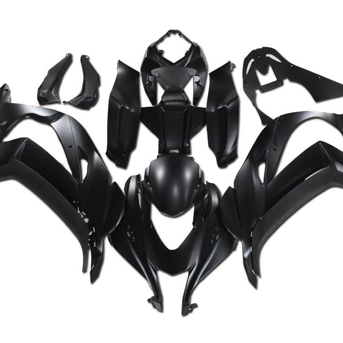 US STOCK NT Aftermarket ABS Plastic Injection Fairing Kit Fit for ZX10R 2016-2020 Matte Black N001 Available in CA