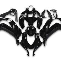 NT Aftermarket ABS Plastic Injection Fairing Kit Fit for ZX10R 2016-2020 Glossy Black N005