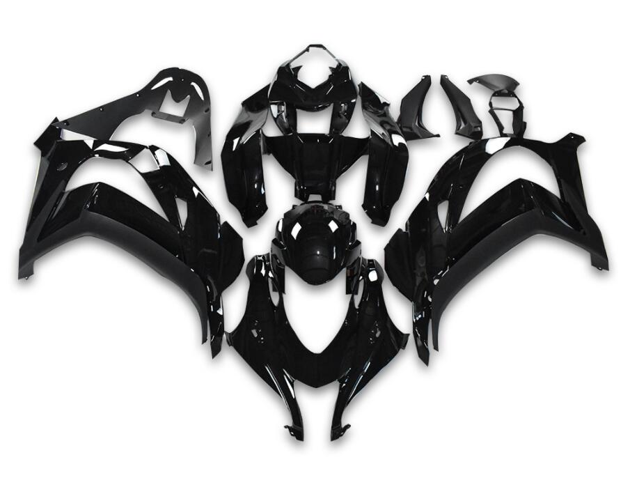 NT Fairing Fit for Kawasaki 2016-2020 ZX-10R N005- Glossy Black | ABS Injection