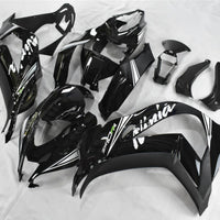 US STOCK NT Aftermarket ABS Plastic Injection Fairing Kit Fit for ZX10R 2016-2020 Black N006 Available in CA