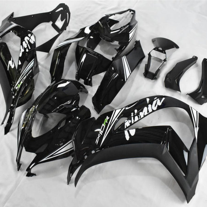 US STOCK NT Aftermarket ABS Plastic Injection Fairing Kit Fit for ZX10R 2016-2020 Black N006 Available in CA
