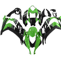 NT Aftermarket ABS Plastic Injection Fairing Kit Fit for ZX10R 2016-2020 Green Black N010