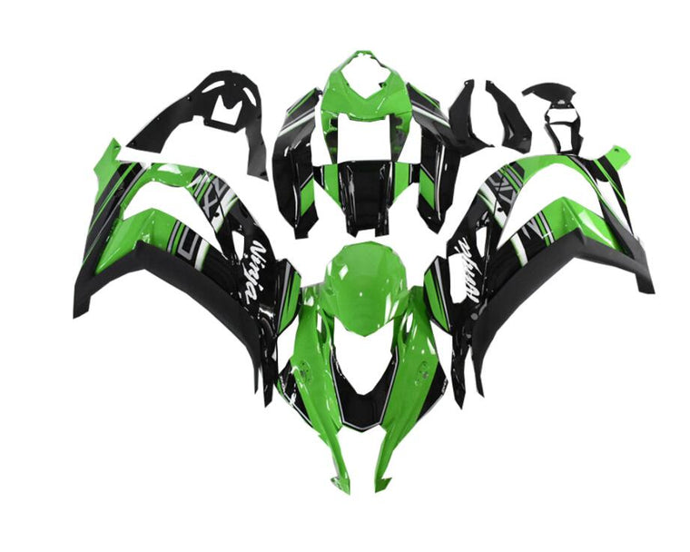 NT Fairing Fit for Kawasaki 2016-2020 ZX-10R N010- Green Black | ABS Injection
