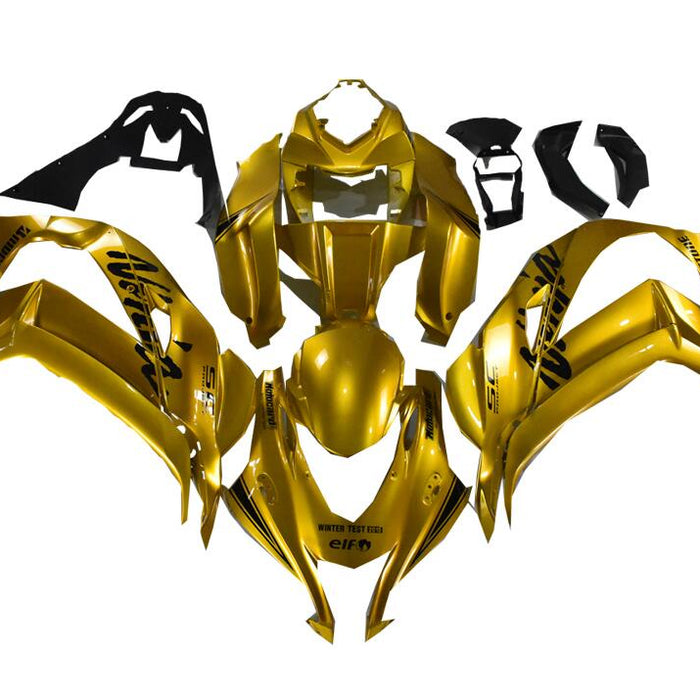 NT Aftermarket ABS Plastic Injection Fairing Kit Fit for ZX10R 2016-2020 Gold N013
