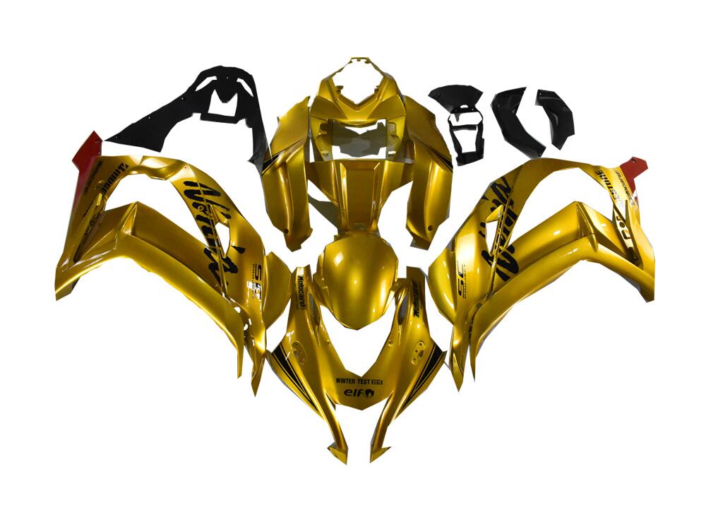 NT Fairing Fit for Kawasaki 2016-2020 ZX-10R N013- Gold | ABS Injection