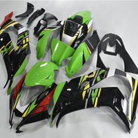 NT Aftermarket ABS Plastic Injection Fairing Kit Fit for ZX10R 2016-2020 Green Black Red N003