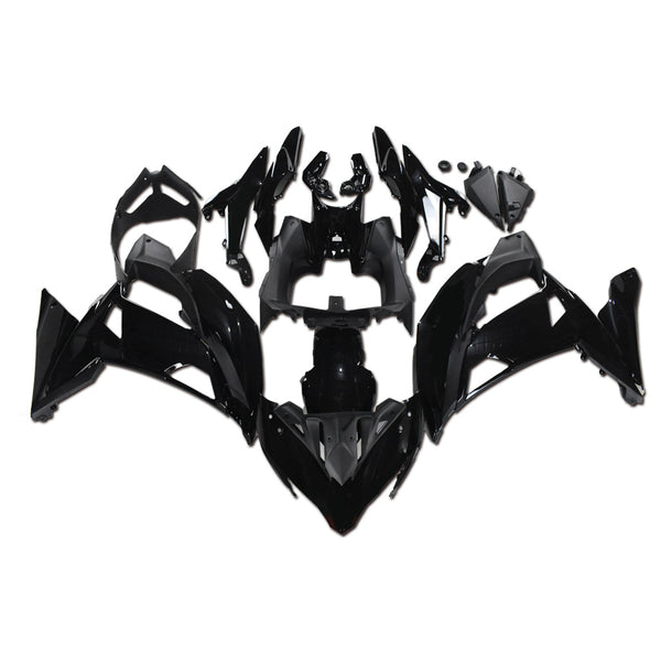NT Aftermarket ABS Plastic Fairing Fit for EX650R 2017-2019 Glossy Black N003