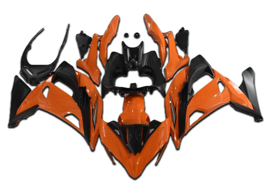 NT Fairing Fit for Kawasaki 2017-2019 EX650R N005- Orange Black | ABS Injection