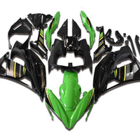NT Aftermarket ABS Plastic Fairing Fit for EX650R 2017-2019 Green Black N008