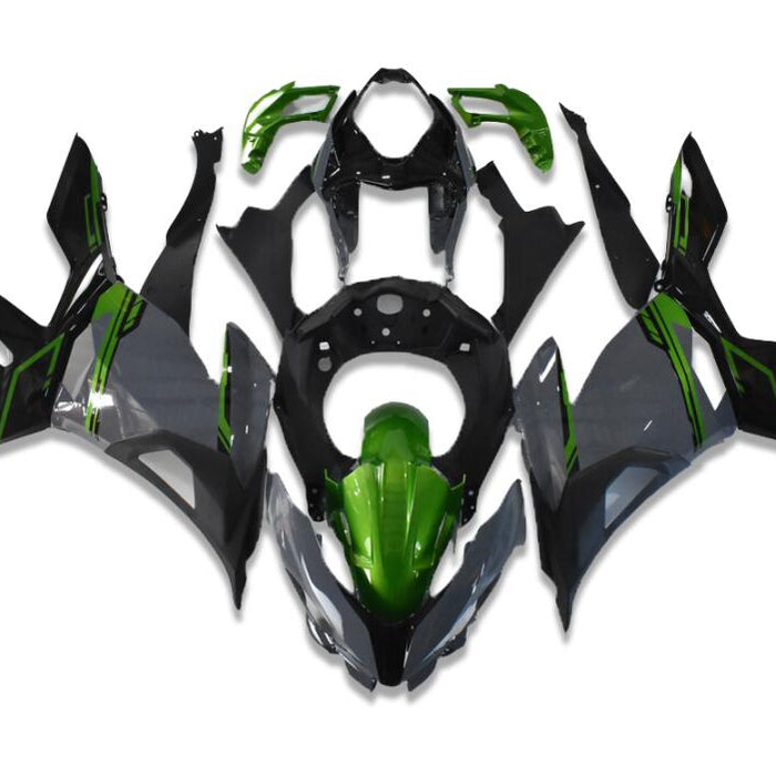 NT Aftermarket Injection ABS Plastic Fairing Fit for EX400 2018-2023 Gray Green Black N024