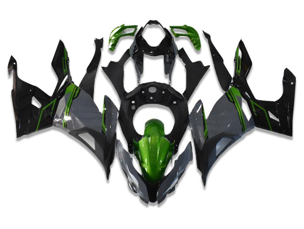 NT Aftermarket Injection ABS Plastic Fairing Fit for EX400 2018-2023 Gray Green Black N024