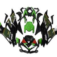 US STOCK NT Aftermarket Injection ABS Plastic Fairing Fit for ZX6R 636 2019-2023 Green Black Red N004 Available in CA
