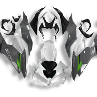 US STOCK NT Aftermarket Injection ABS Plastic Fairing Fit for ZX6R 636 2019-2023 Gray White N008 Available in CA